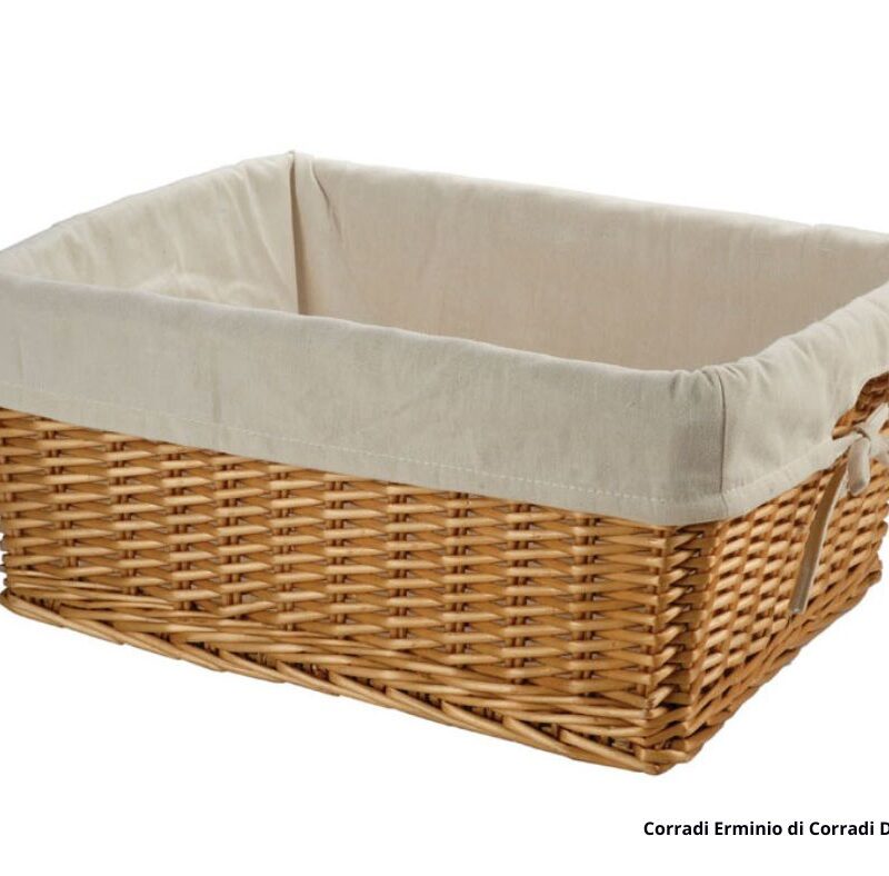 Cassettina BRN Maxi Vimini c/fodera