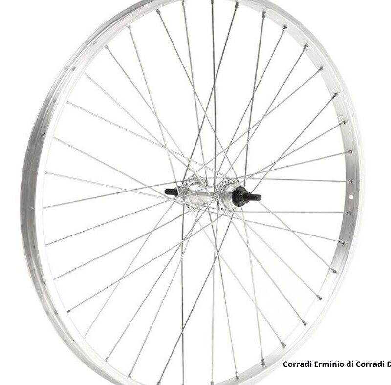 Ruota Anteriore 28" CTB Alluminio c/bloccaggio