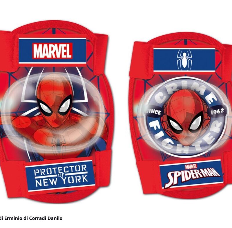 Kit Protezione Gomitiere-Ginocchiere Spiderman