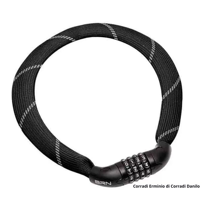Lucchetto BRN Catena 6x900 Combo Nylon Protect alta sicurezza